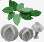 BSI 302 (5)Cake Decor Set Of 3Pcs Leaf Shape Plunger Cutter Fondant Tools Set | BSI 302