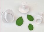 BSI 302 (6)Cake Decor Set Of 3Pcs Leaf Shape Plunger Cutter Fondant Tools Set | BSI 302