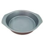 1 Carbon Steel Spring Form round Shape Non-Stick Cake Moulds/Tins/Pans/Trays for both Oven and Cooker | BSI 34