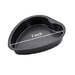 1 Carbon Steel Spring Form Heart Shape Non-Stick Cake Moulds/Tins/Pans/Trays for both Oven and Cooker| BSI 36