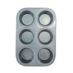 6cup cakesCarbon Non-Stick Cake Moulds/Tins/Pans/Trays for both Oven and Cooker | BSI 37