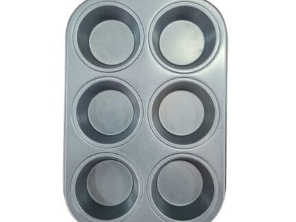 6cup cakesCarbon Non-Stick Cake Moulds/Tins/Pans/Trays for both Oven and Cooker | BSI 37