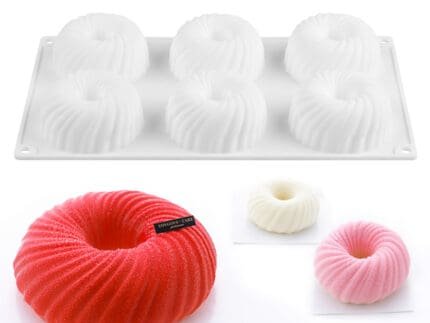 6 Cavity Ball Shape Silicone Mold 6 in 1 Cavity Dessert Chocolate Mold Cake Tools | Cake Mold Decorating | BSI 419