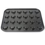 BakeGuru® 24cup cakes Carbon Non-Stick Molds/Tins/Pans/Trays for both Oven and Cooker | BSI 43