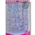 BakeGuru Cake Decor Make a Pram Set Plastic Fondant Cookie Cutters | BSI 446