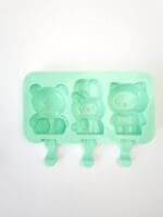 BSI 519 53 Cavity Doll Shape Ice Pop Mold | Popsicle Silicone Molds with Lid | BPA Free Ice Cream Bar Mold | BSI 519