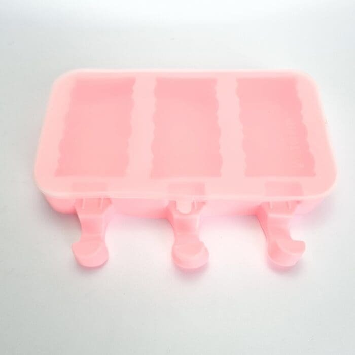 3 Cavities Silicone Popsicle Molds with Lid, BPA Free Homemade Ice Cream Bar Mold Ice Pop Molds | BSI 520