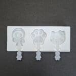 BSI 539 MAIN3 Cavity Doll Shape Silicone Popsicle Molds, BPA Free Homemade Ice Cream Bar Mold Ice Pop Molds | BSI 539
