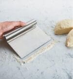 Stainless Steel Dough Scraper with Scale Pastry Scraping Baking Tool | Kitchen Utensil | BSI 547