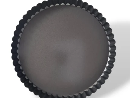 Pie Dish Tart Baking Pan with Non-Stick Removable Loose Bottom 21.5cm Diameter (Large) | BSI 60