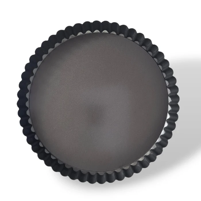Pie Dish Tart Baking Pan with Non-Stick Removable Loose Bottom 21.5cm Diameter (Large) | BSI 60