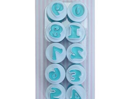 Cake Decor 10 Pieces Easy Mini Number Plunger Cutter Set | BSI 650