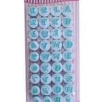 Cake Decor 36 Pieces Easy Mini Uppercase Alphabet Fondant Letters and Numbers Plunger Cutter Set | BSI 652