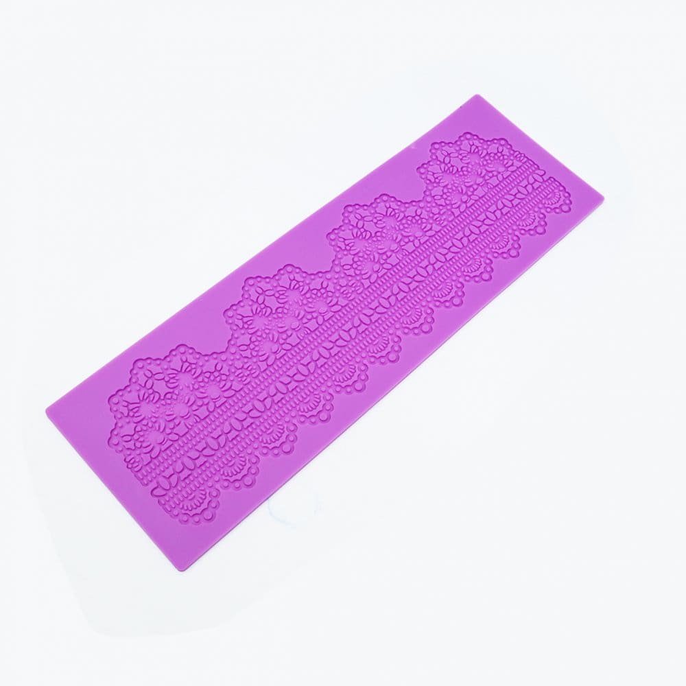 Amazon.com: Anyana Embossing Mat Lace Band Silicone imprint Fondant  impression Sugar Paste Mould Cake Decoration Tools Kitchen chocolate Sugar  Paste Baking Mold Cookie Pastry : Home & Kitchen