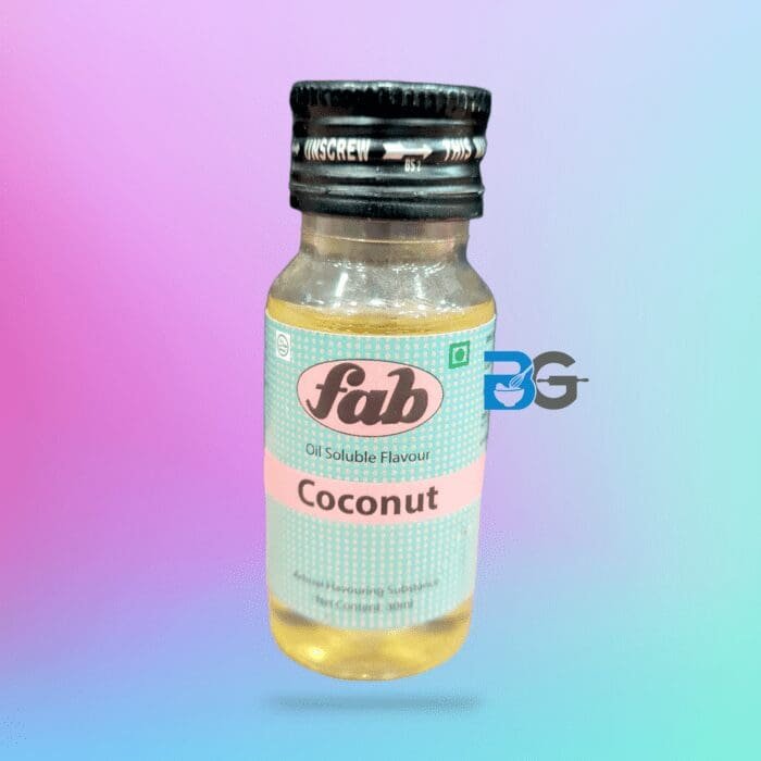 Fab Essence Coconut Flavor for Ice Cream| sweet | Cake |Cookie |Cupcake |Dessert Icing |baking Brownies | juice |Pudding |Frosting Tea – 30ML | BSI-1023