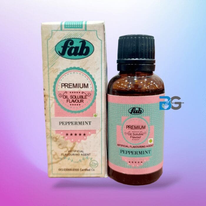 Fab Premium Peppermint Flavor for Ice Cream| sweet | Cake |Cookie |Cupcake |Dessert Icing |baking Brownies | juice |Pudding |Frosting Tea -10ML | BSI 1029