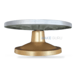 BakeGuru® Steel Aluminium Turntable for Cake, 25cm Aluminium cake stand, Steel Turntable for Cake Decoration | BSI 53