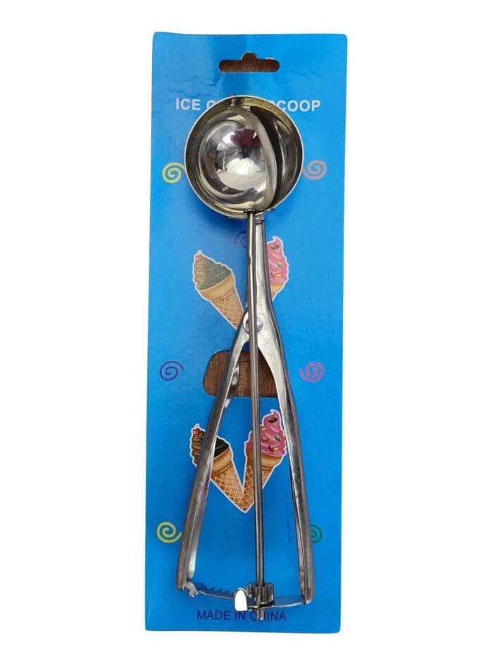 BakeGuru® Icecream Scoop | Easy Handled Multi-Use Stainless Steel Ice Cream Scooper Medium Size | BSI 551A_Scoop