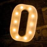 Led Light Alphabet [O] | BSI O