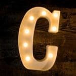 Led Light Alphabet [C] | BSI C