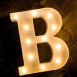 Led Light Alphabet [B] | BSI B