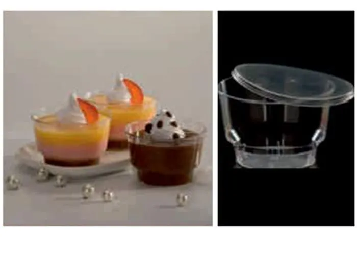 Mousse Cup Bowl Shape, Disposable Appetizer Cup Dessert Cup, Shot Cups for  Desserts, Appetizers, Puddings, Mousse