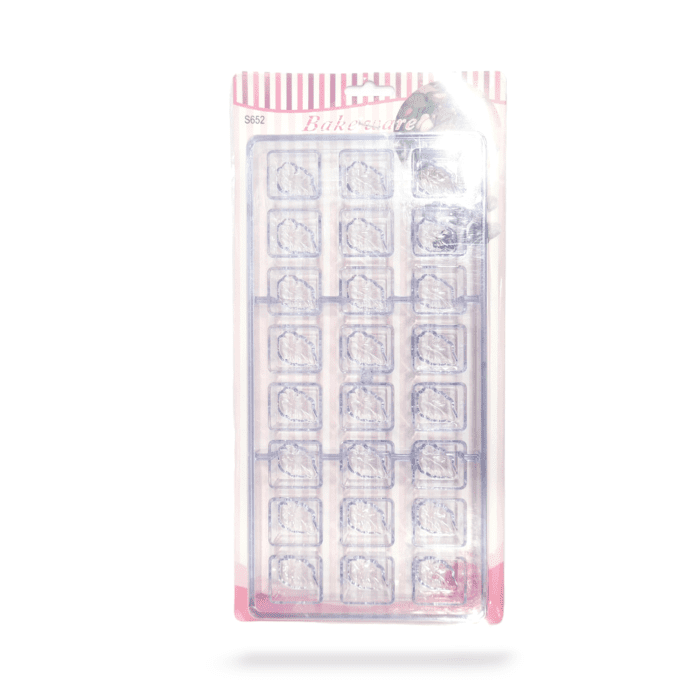 24 Cavity Plastic Chocolate Mould Leaf Shape Polycarbonate Chocolate Mould Baking Pastry Cake Decoration Bakery Tools | BSI 276