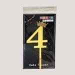 Number Cake Topper - 4 (Small) | bsi 63