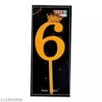 Number Cake Topper - 6 (Small) | bsi 63