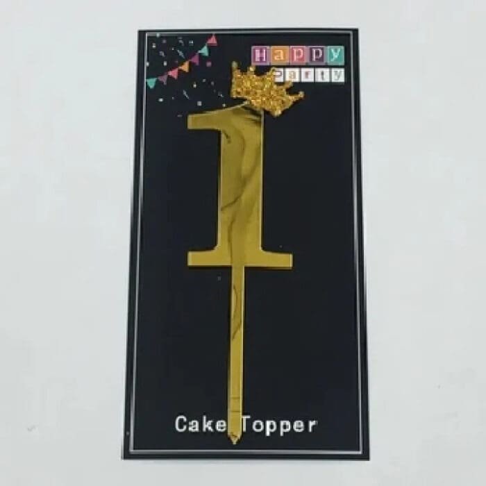 Number Cake Topper - 1 (Small) | bsi 63