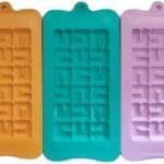 Silicone - Puzzle Chocolate Molds | Non-Stick Reusable, Kitchen Rubber Tray for Ice, Crayons, Fat Bombs, and Soap, Gummy Molds, Dishwasher Safe Silicone | BSI 642