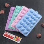 Silicone - Gem Stones Chocolate Molds | Non-Stick Reusable, Kitchen Rubber Tray for Ice, Crayons, Fat Bombs, and Soap, Gummy Molds, Dishwasher Safe Silicone | BSI 643