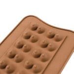 Silicone - Chocolate Molds Non-Stick Reusable, Kitchen Rubber Tray for Ice, Crayons, Fat Bombs, and Soap, Gummy Molds, Dishwasher Safe Silicone | BSI 649