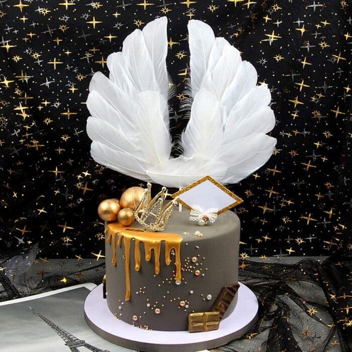 Angel Feathers Cake Toppers | bsi 750