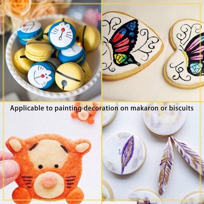 Food Writer Edible Marker | Edible Ink Marker Pen | Cake Decorating Markers Pens | Assorted Colors (Set of 5 Pcs) | BSI 81