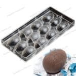 12 Cavity Plastic Chocolate Mould Easter egg shape Polycarbonate Chocolate Mould Baking Pastry Cake Decoration Bakery Tools | BSI 265