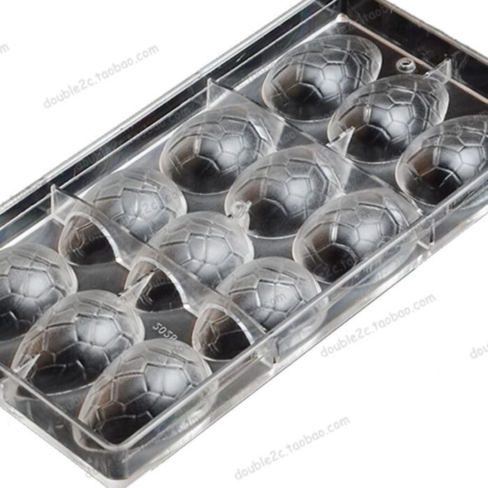 12 Cavity Plastic Chocolate Mould Easter egg shape Polycarbonate Chocolate Mould Baking Pastry Cake Decoration Bakery Tools | BSI 265