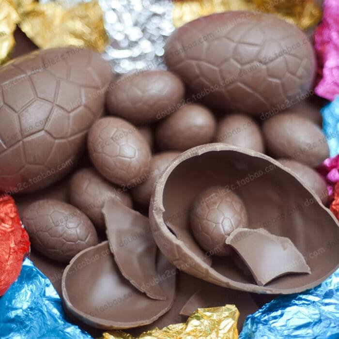 12 Cavity Plastic Chocolate Mould Easter egg shape Polycarbonate Chocolate Mould Baking Pastry Cake Decoration Bakery Tools | BSI 265