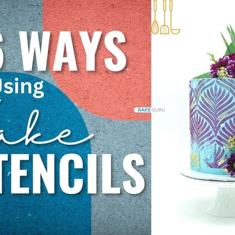 ways to use cake stencils