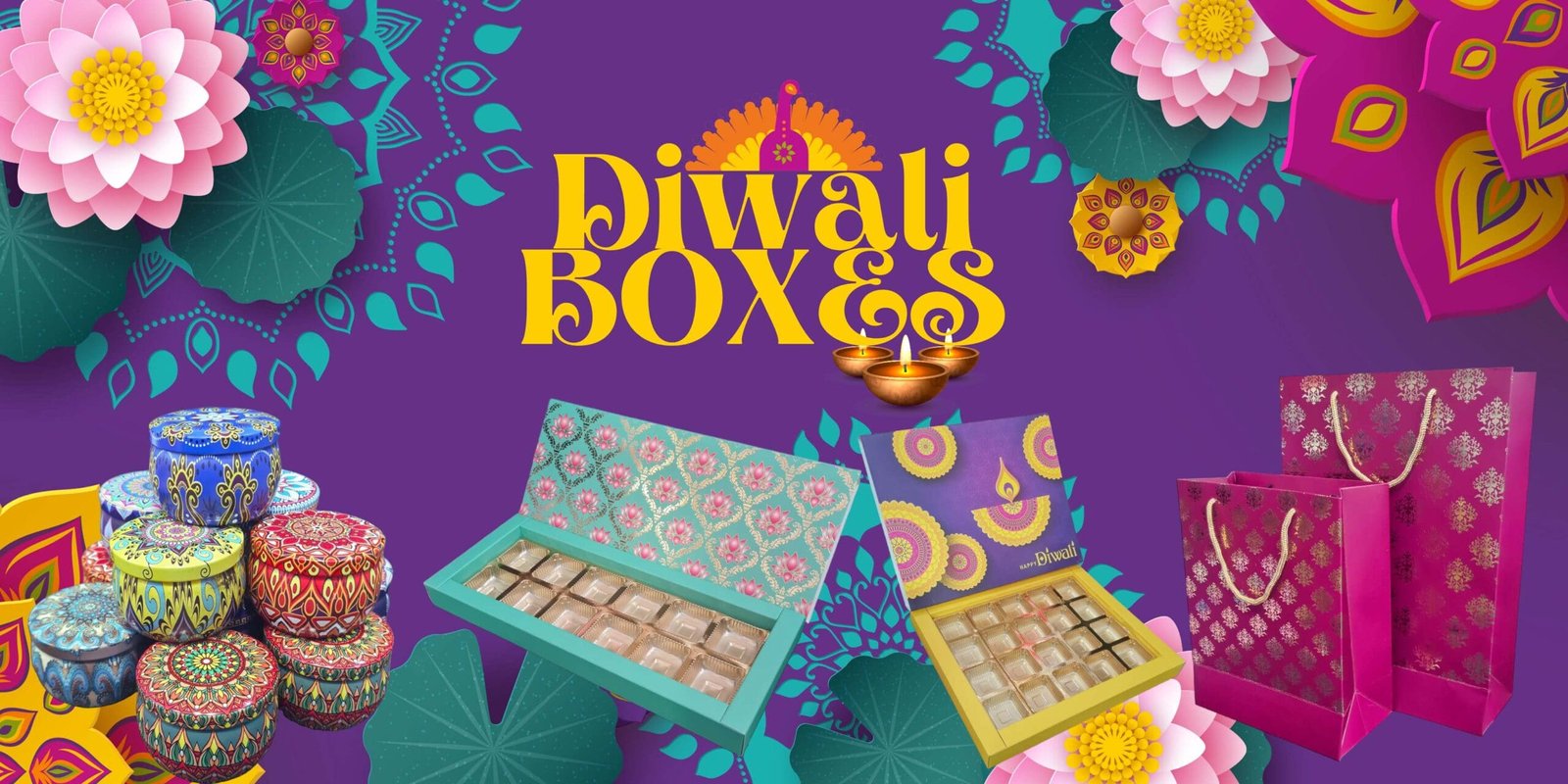 Golden box Happy Diwali Gift Hampers Includes, Assorted Cookies, Dairy Milk  Silk at Rs 3000/piece in Kochi