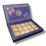 15 Cavity 3*5 | Elegant Navy Blue Boxes , Chocolates Packaging Boxes, Surprise Gift Box, Cookies Storage, Birthday Gift Hamper [pack of 10]
