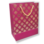 Brilliant Dark Pink Design Bags 8*10*4 [pack of 10]