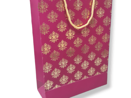 Brilliant Dark Pink Design Bags 10*14*4 [pack of 10]