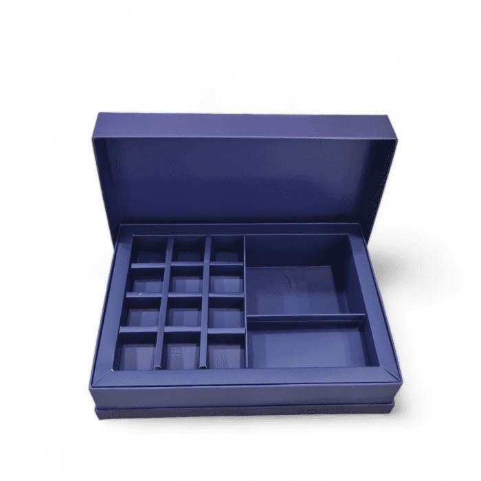 Rigid Hamper Boxes | Chocolates Packaging Boxes, Surprise Gift Box, Birthday Gift Hamper | Elegant Navy Blue | Leela 3522