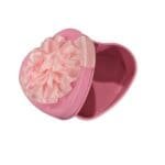 Heart Shaped Tin Box for for Multipurpose Use, Useful for Storing Small Stuff Like Small Jewellery, Medicine, Pills, Pen Drives, Candies, Keys, Earphones, Coins etc. Storage Box. | Leela 4001 | Pack of 12 | Pink colour