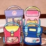 BakeGuru®School Bag Theme Goodie Bags Party Favor Bags Cookie Bags Birthday Party Return Gift Bags Goody Bags for Return Gifts for Kids(Pack of 25)